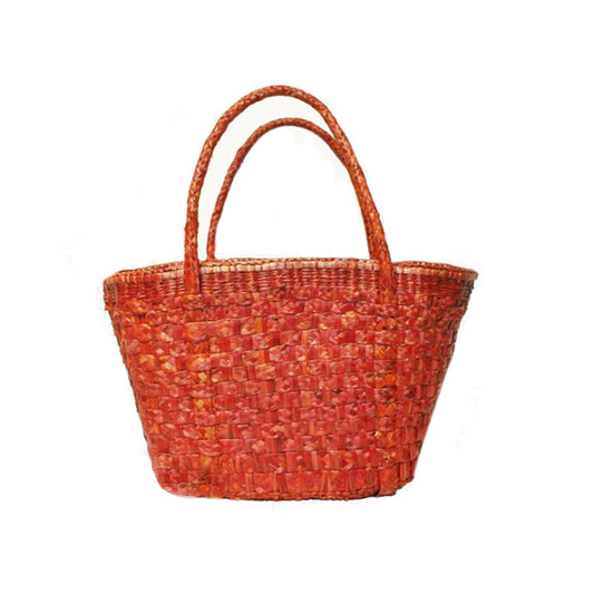 Handgefertigte Damen-Handtasche aus Schilfrohr