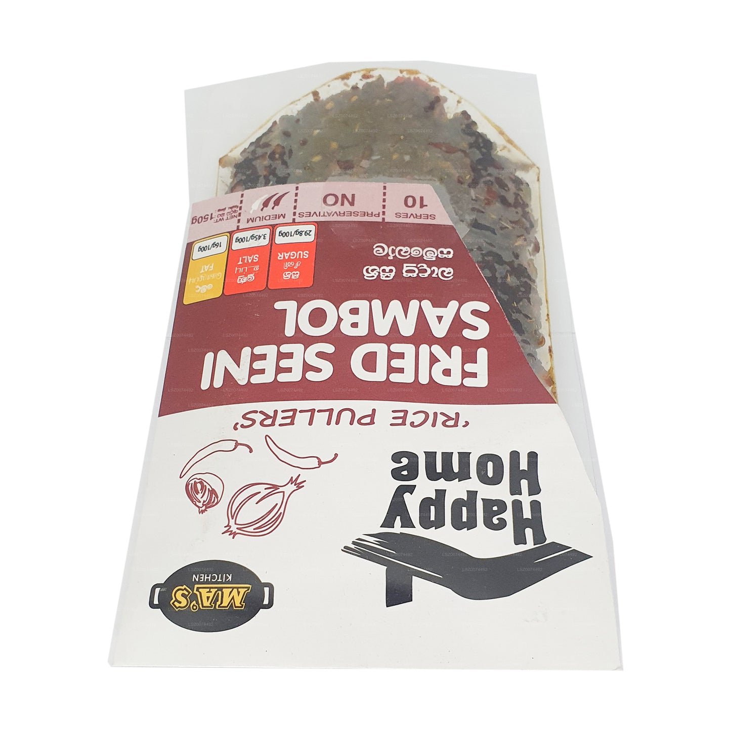 MA's Kitchen Happy Home Gebratener Seeni Sambal (150 g)