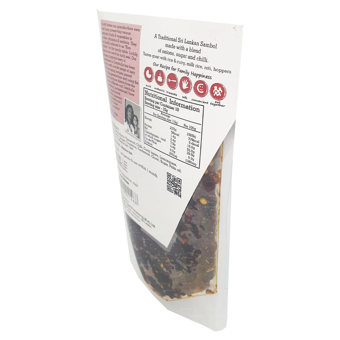 MA's Kitchen Happy Home Gebratener Seeni Sambal (150 g)