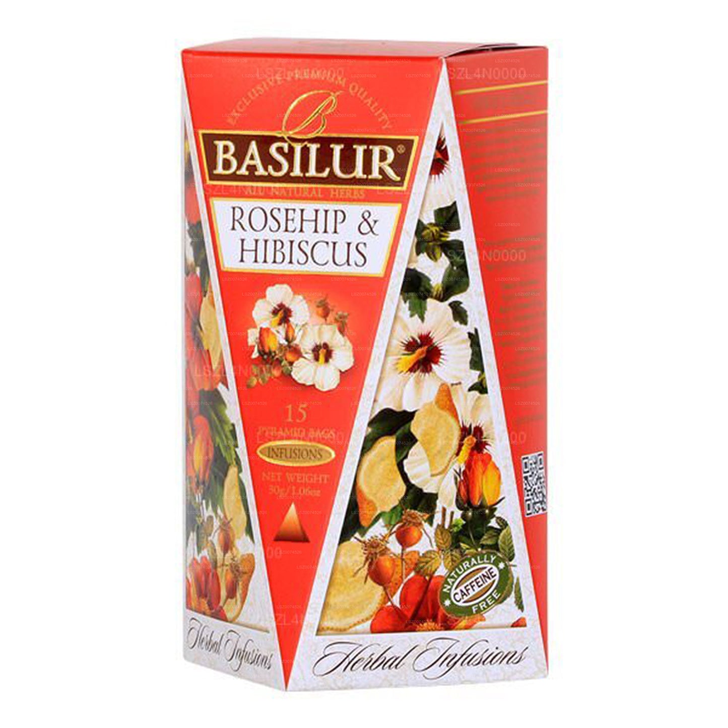 Basilur Kräutertees Hagebutten- und Hibiskustee (30g)