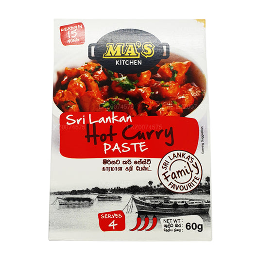 MA's Kitchen Scharfe Currypaste aus Sri Lanka (60 g)