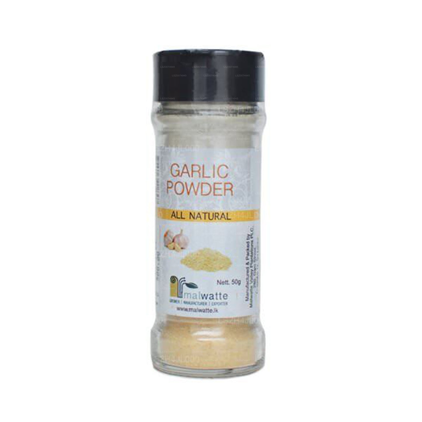 Malwatte Spices Knoblauchpulver Flasche (50g)