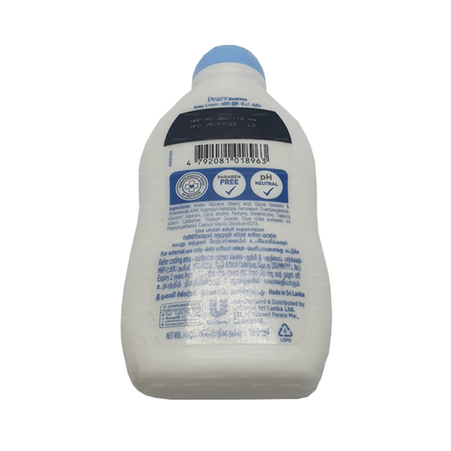 Pears Bedtime Babycreme (100 ml)