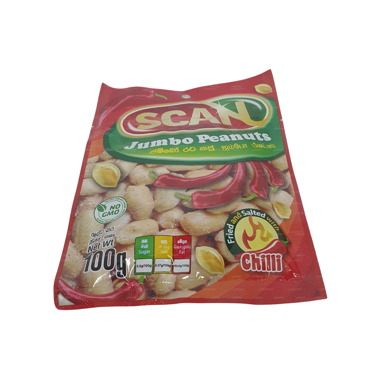 Scan Chilli Jumbo Erdnüsse (100 g)