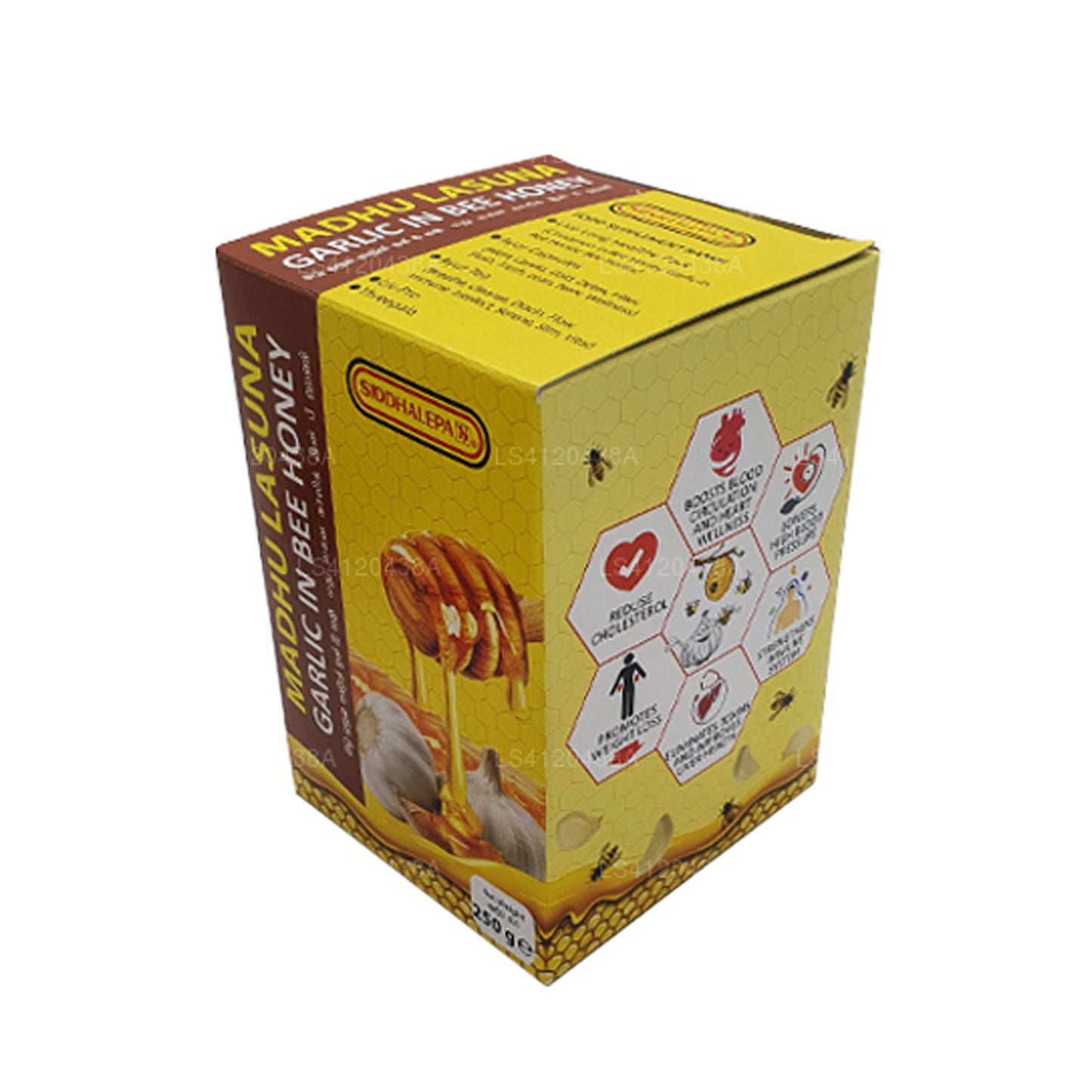 Siddhalepa Madhu Lasuna Knoblauch in Bienenhonig (250g)