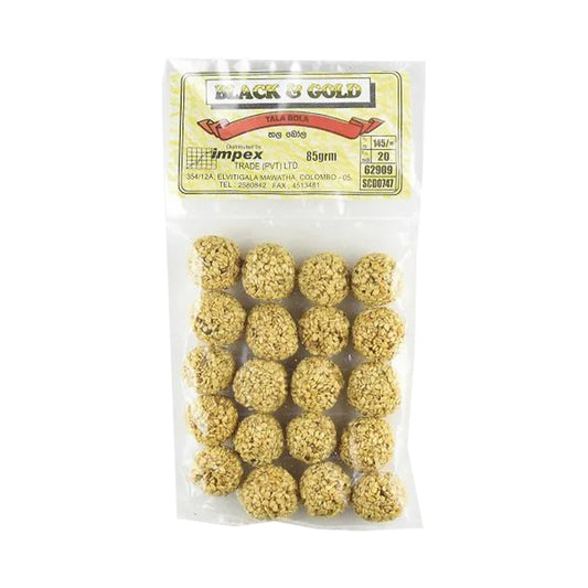 Schwarz-Goldene Thala Bola (85 g)