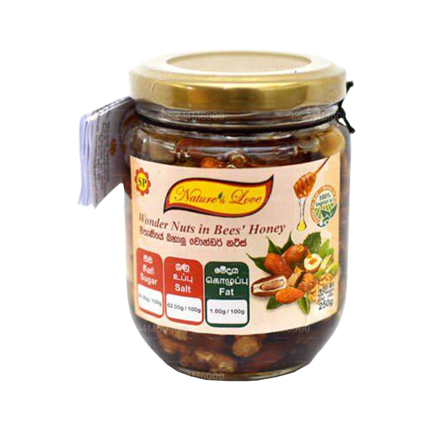 Wundernüsse im Bienenhonig