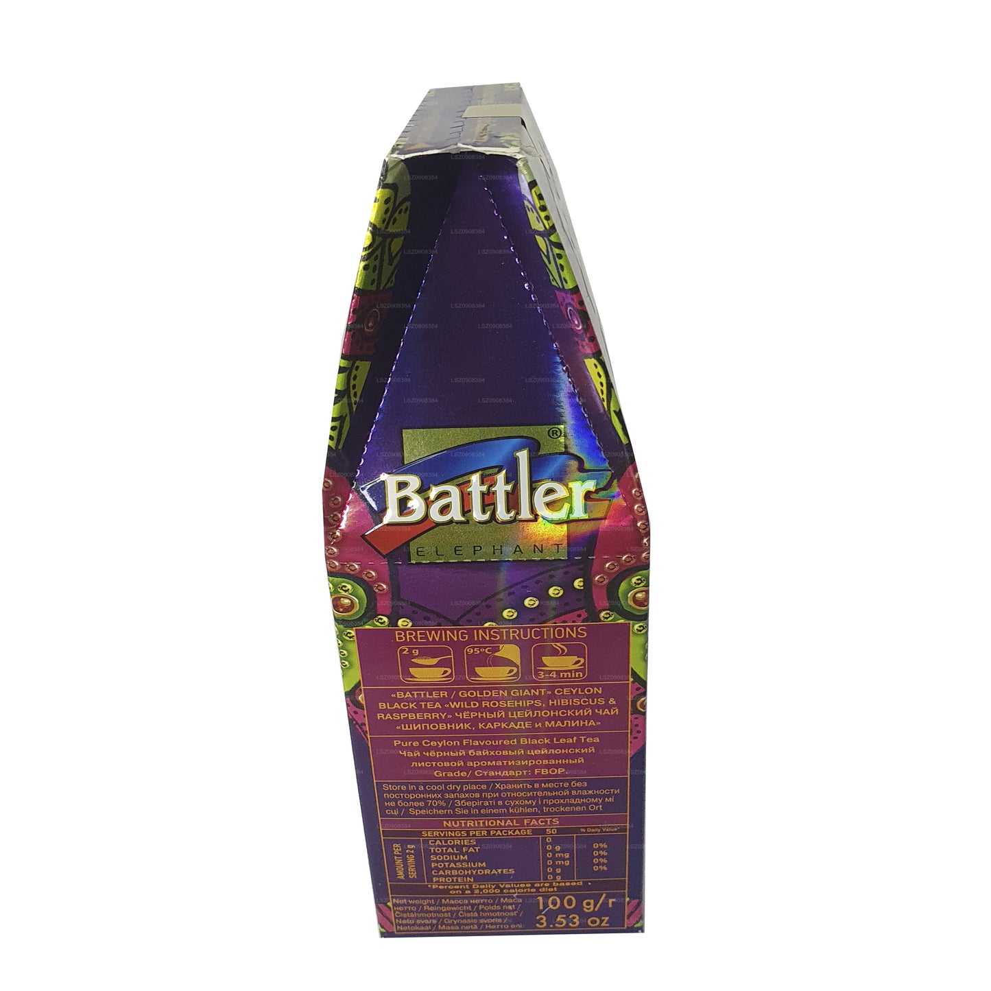 Battler Wild Hagebutte Hibiskus Himbeer Loser Tee (100 g) Kartonverpackung