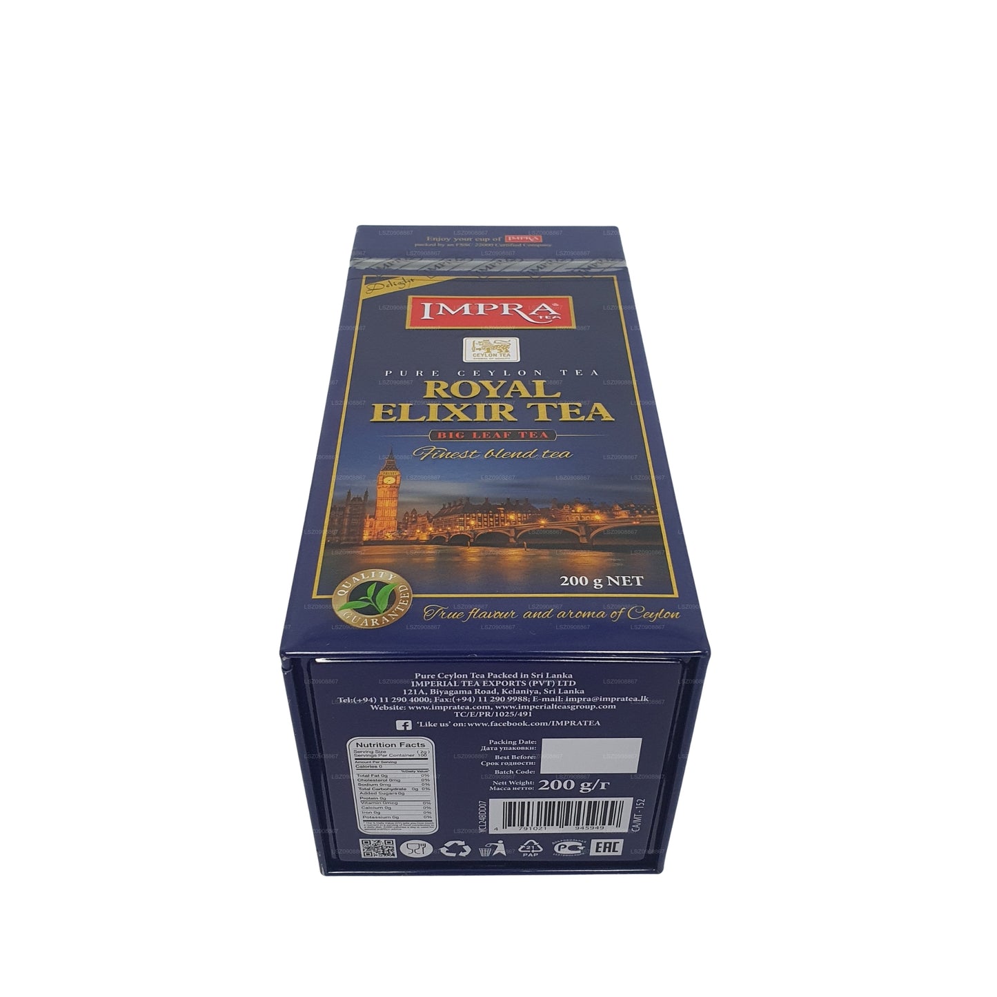 Impra Royal Elixir Delight Big Leaf Teedose (200g)