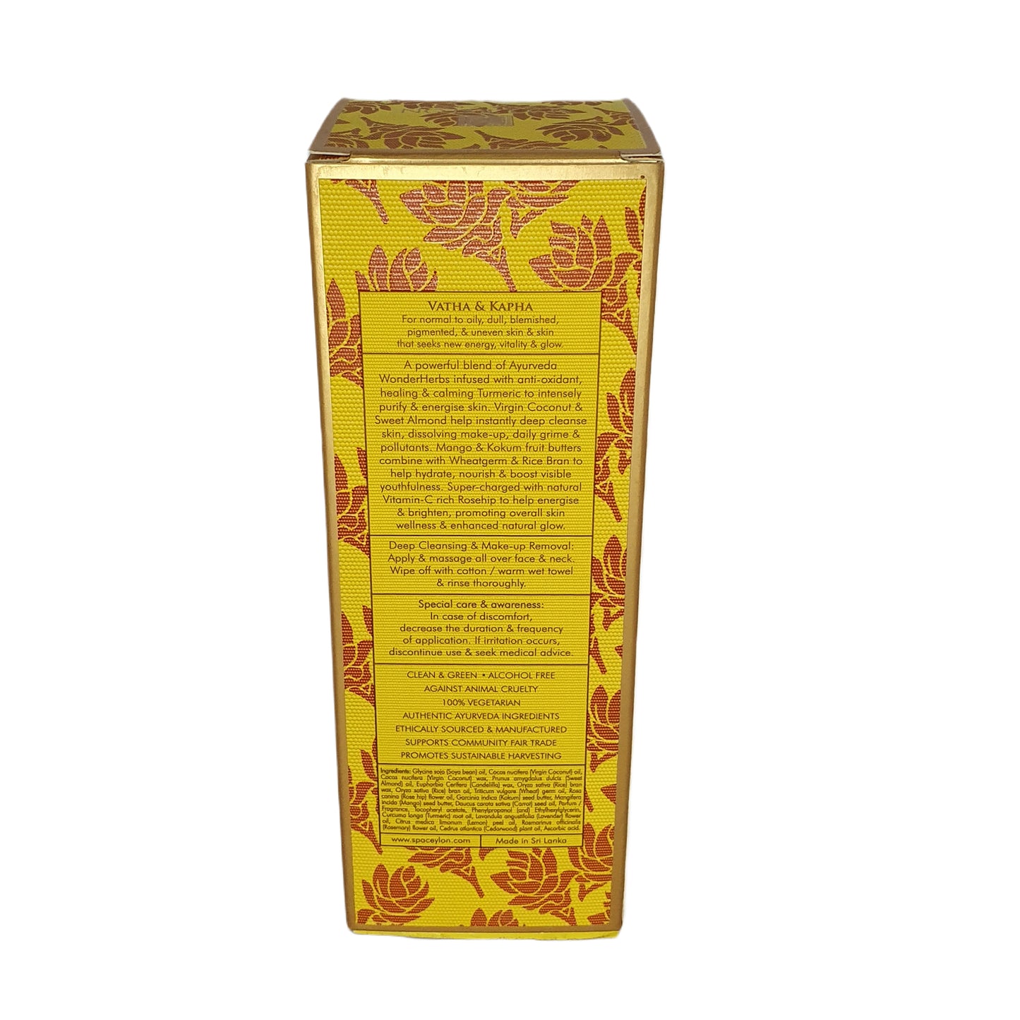 Spa Ceylon True Turmeric — Vitamin C Glow — Tiefenreinigender Gesichtsbalsam (100 ml)