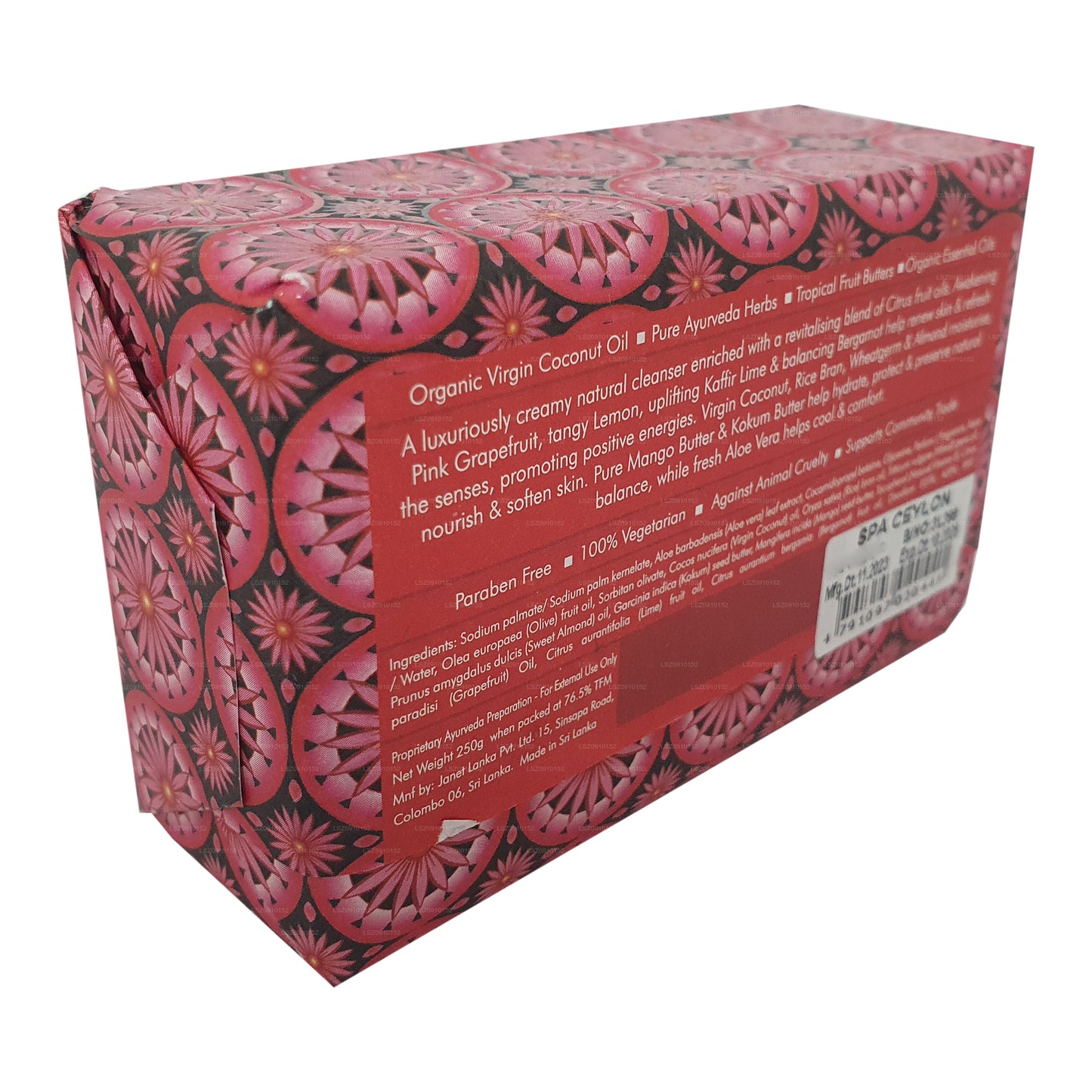 Spa Ceylon Grapefruit-Kokos-Luxusseife (250 g)
