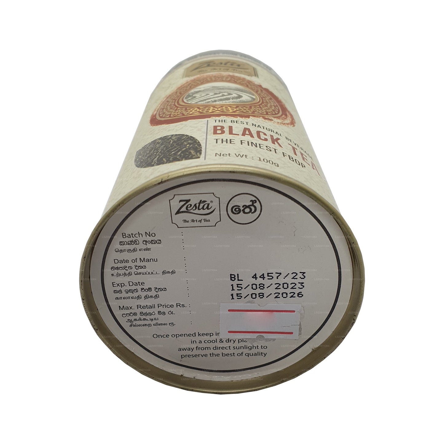 Zesta The Finest FBOP Schwarztee (100g)