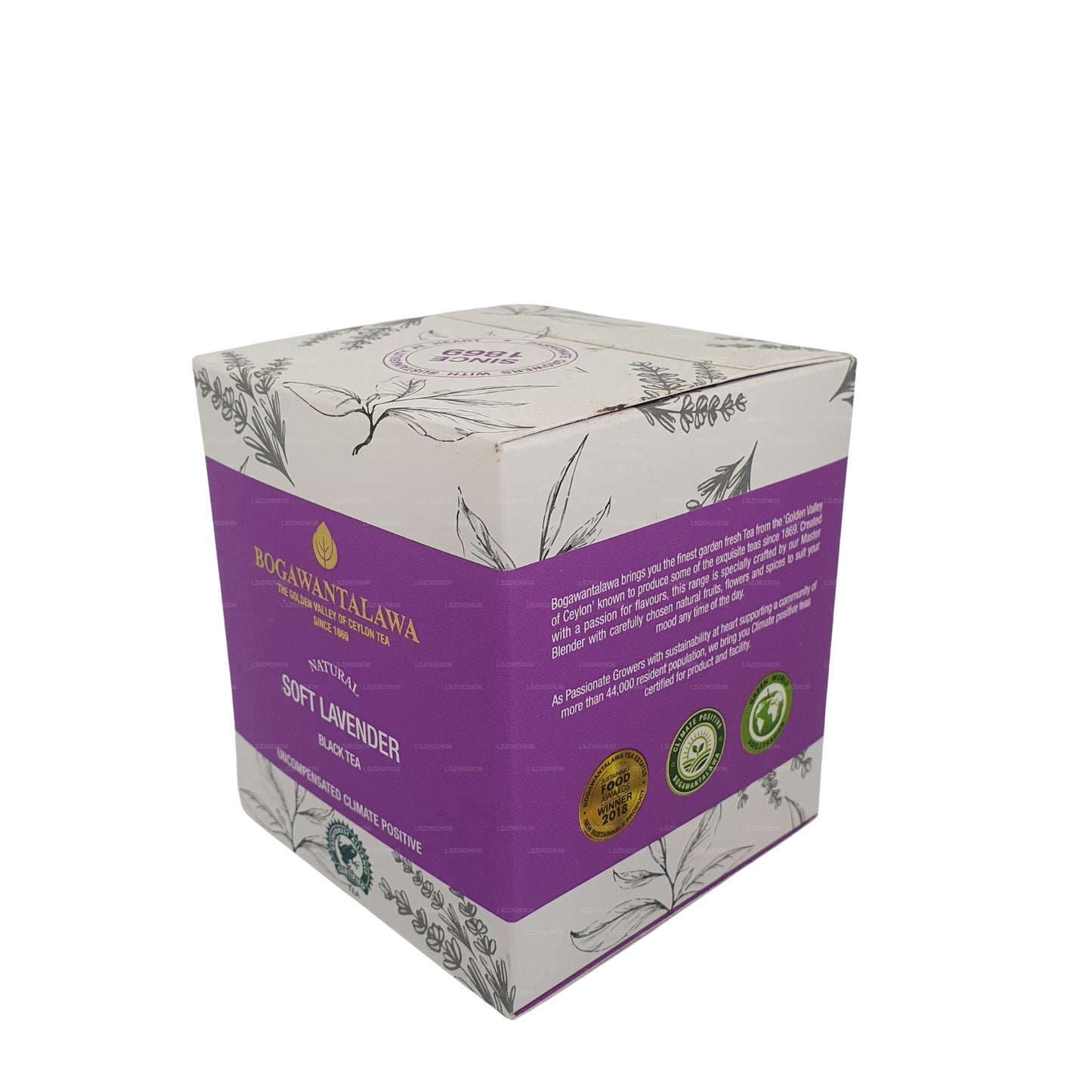 Bogawantalawa Weicher Lavendeltee (40 g), 20 Teebeutel