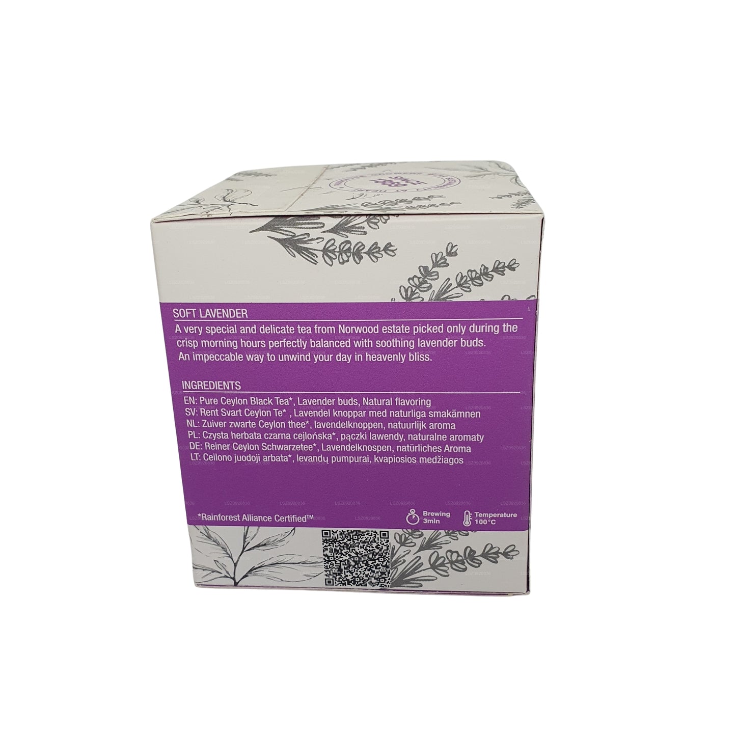Bogawantalawa Weicher Lavendeltee (40 g), 20 Teebeutel