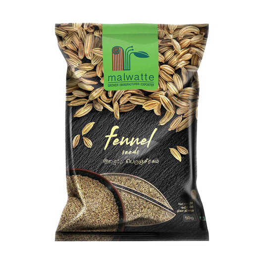 Malwatte Gewürze Fenchelsamen Gewürze (50g)