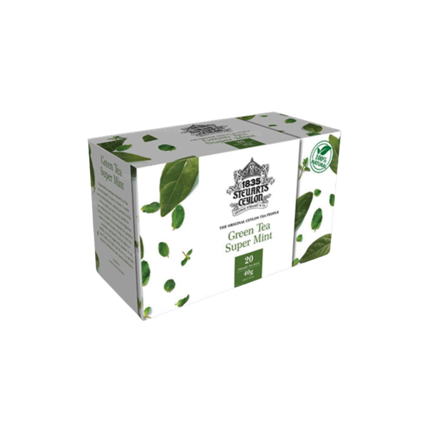 George Steuart Grüner Tee Super Mint (40g) 20 Teebeutel