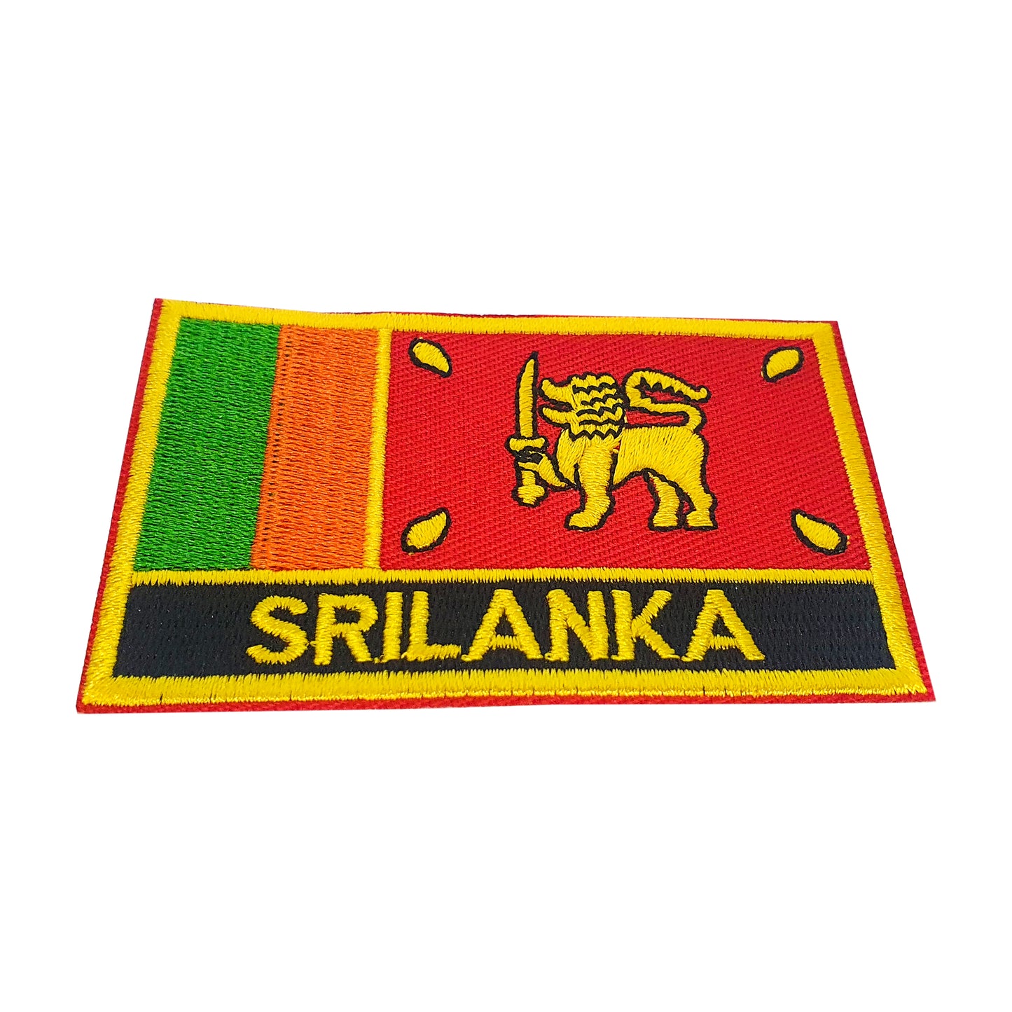 Lakpura Sri Lanka Nationalflagge Stoffabzeichen