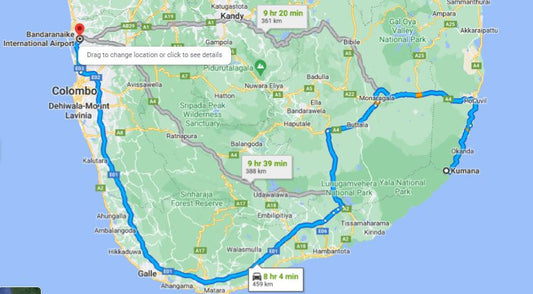 Privater Transfer von Kumana City zum Flughafen Colombo (CMB)