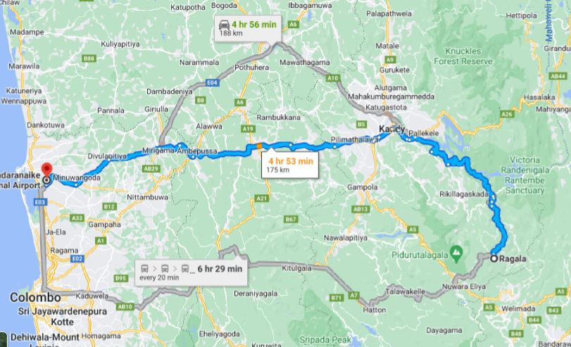 Privater Transfer von Ragala City zum Flughafen Colombo (CMB)