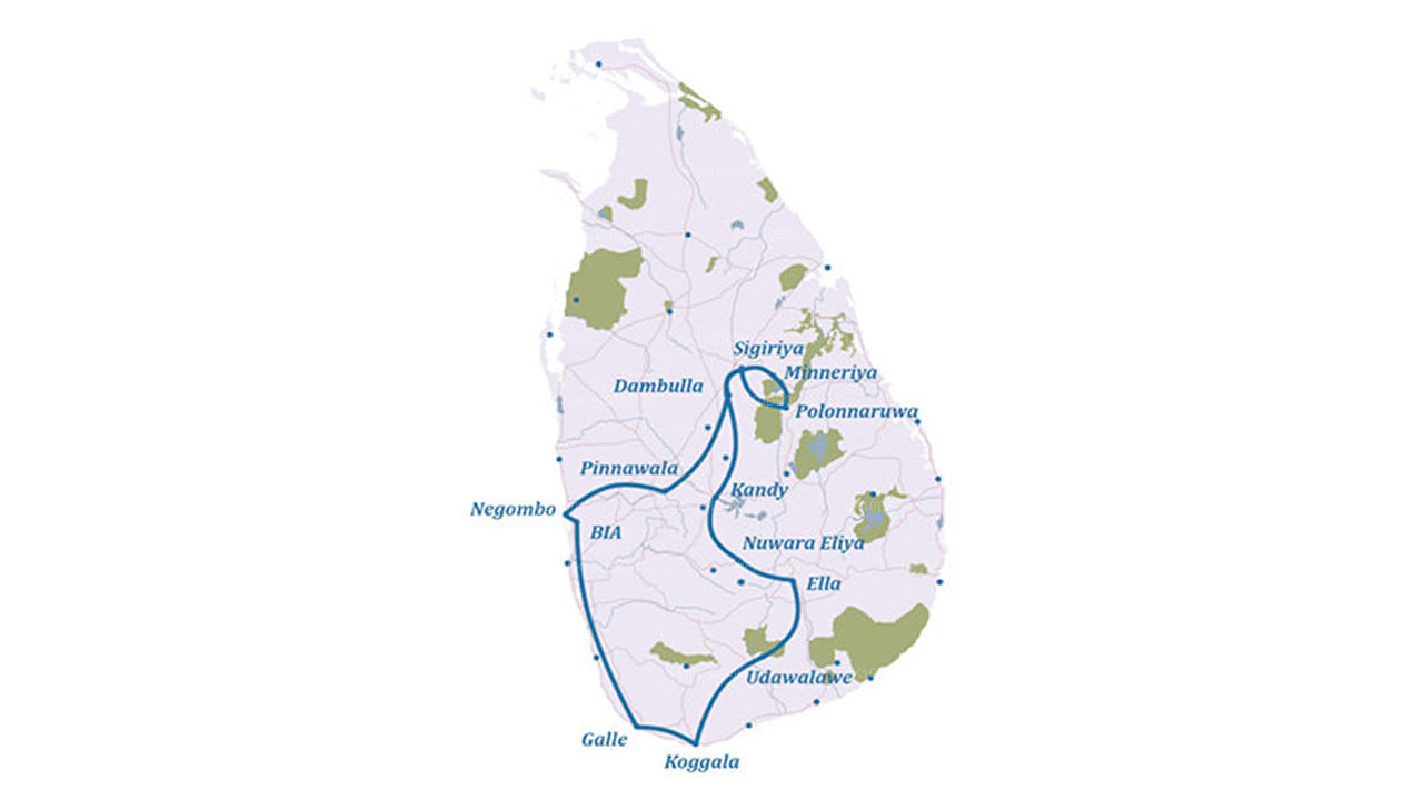 Wandertour rund um Ceylon (13 Tage)