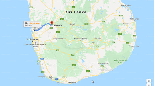 Privater Transfer vom Flughafen Colombo (CMB) nach Alawwa City