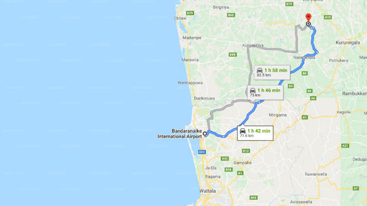 Privater Transfer vom Flughafen Colombo (CMB) nach Panadaragama City