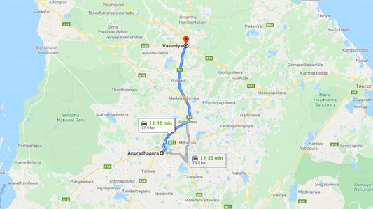 Privater Transfer von Anuradhapura City nach Vavuniya City