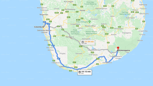 Privater Transfer von Colombo City nach Kataragama City