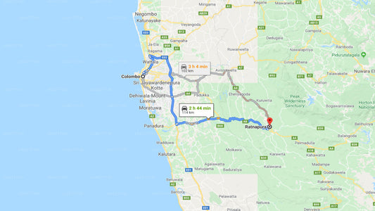 Privater Transfer von Colombo City nach Ratnapura City