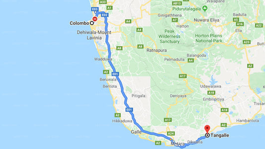 Privater Transfer von Colombo City nach Tangalle City