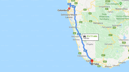 Privater Transfer von Colombo City nach Talpe City