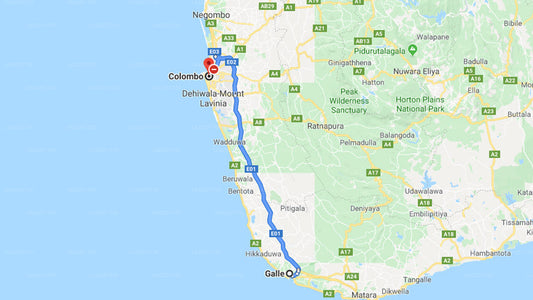 Privater Transfer von Galle City nach Colombo City