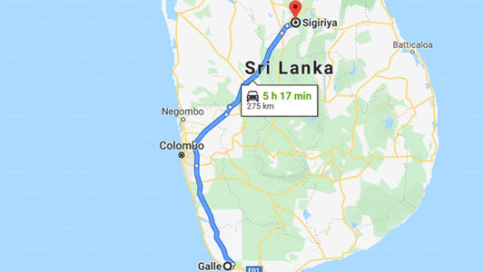 Privater Transfer von Galle City nach Sigiriya City