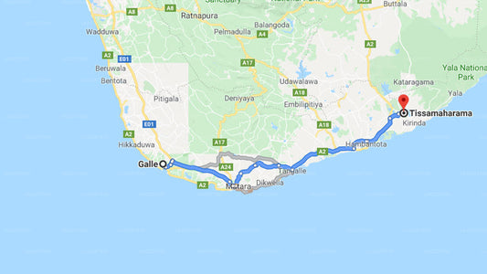 Privater Transfer von Galle City nach Tissamaharama City