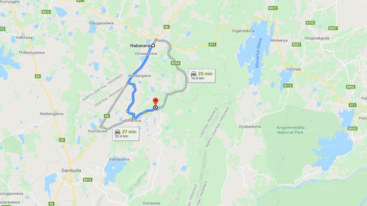 Privater Transfer von Habarana City nach Sigiriya City