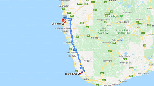 Privater Transfer von Hikkaduwa nach Colombo