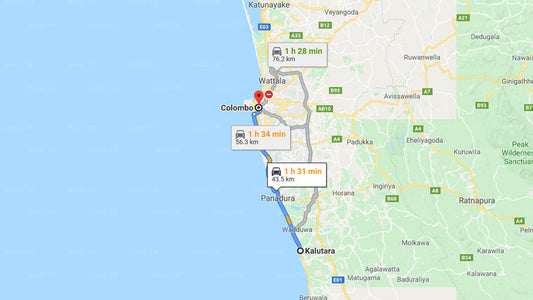 Privater Transfer von Kalutara nach Colombo