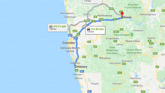 Privater Transfer von Kandy City nach Kalutara City