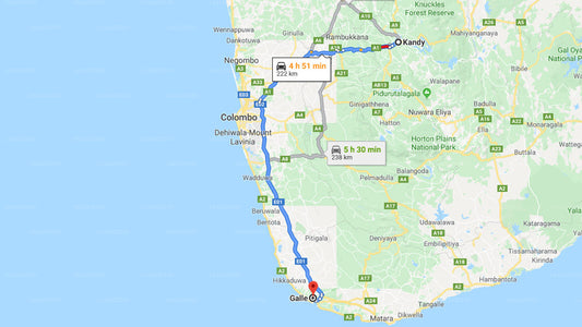 Privater Transfer von Kandy City nach Galle City