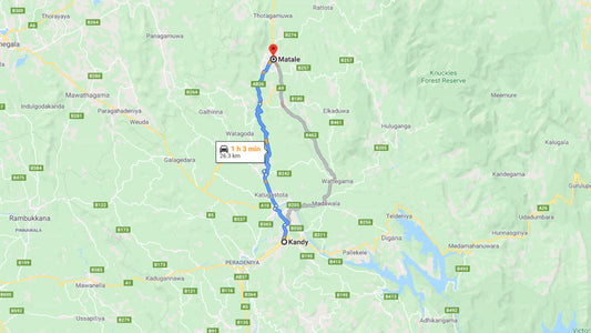 Privater Transfer von Kandy City nach Matale City