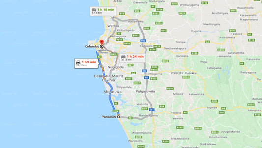 Privater Transfer von Panadura City nach Colombo City