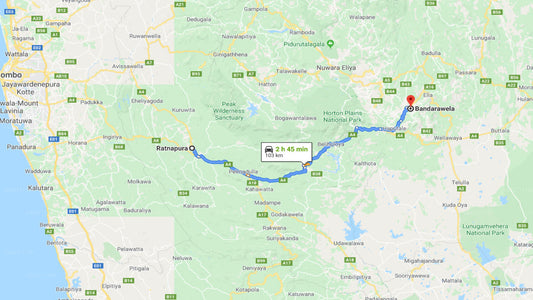 Privater Transfer von Ratnapura City nach Bandarawela City