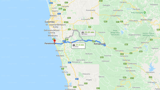 Privater Transfer von Ratnapura City nach Panadura City
