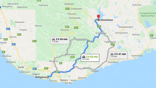 Privater Transfer von Weligama City nach Udawalawe City