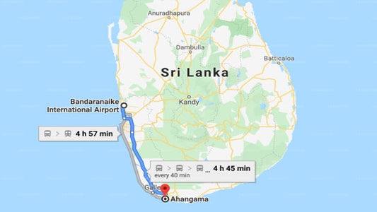 Transfer zwischen dem Flughafen Colombo (CMB) und dem Hotel Ahangama Easy Beach, Ahangama