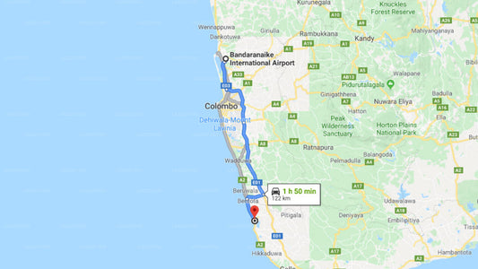 Transfer zwischen dem Flughafen Colombo (CMB) und dem Riu Sri Lanka All Inclusive, Ahungalla