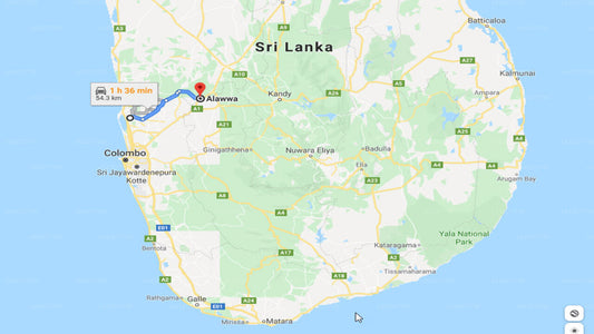 Transfer zwischen dem Flughafen Colombo (CMB) und Grindlays Regency, Alawwa