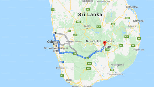 Transfer zwischen dem Flughafen Colombo (CMB) und dem Ella Royal Ace Hotel, Ella