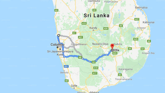 Transfer zwischen dem Flughafen Colombo (CMB) und dem Yoho Ella Grand 39, Ella