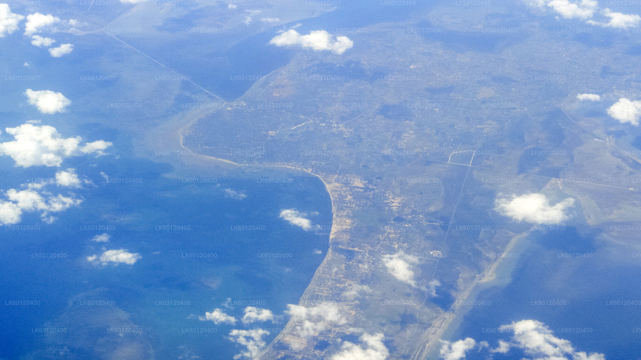 Delft Island und Velanai Island von Jaffna aus